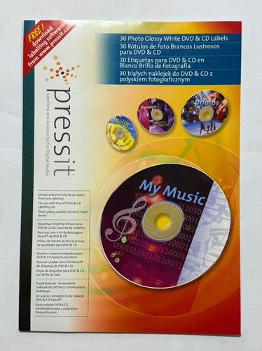 Pressit dvd foto hochglanz - pressit, cd/dvd