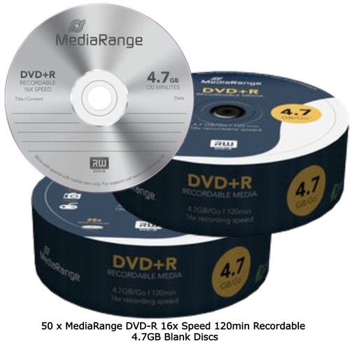 Mediarange dvd r 16x - x,