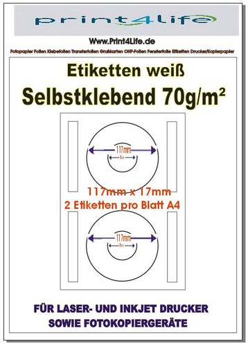 Dvd etiketten weiß - cd,
