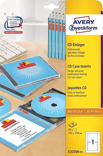 Avery zweckform c32250 - zweckform, c32250-25