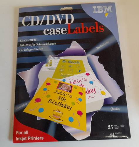 Ibm weiß dvd etiketten - ibm,