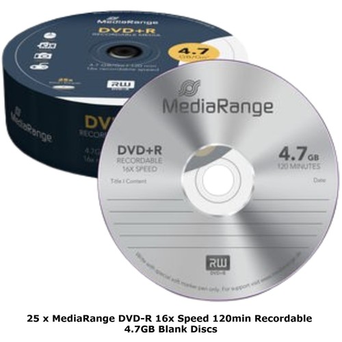 Mediarange dvd r 16x - mediarange,