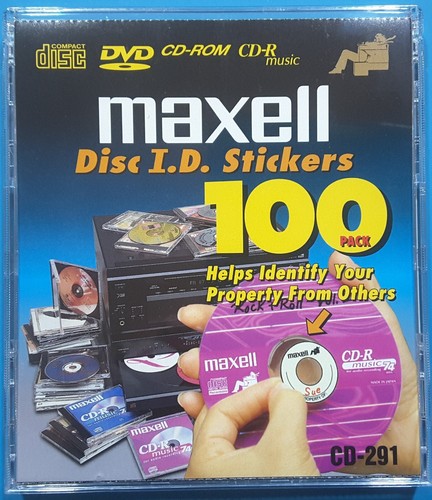 100 pcs maxell - 100, center
